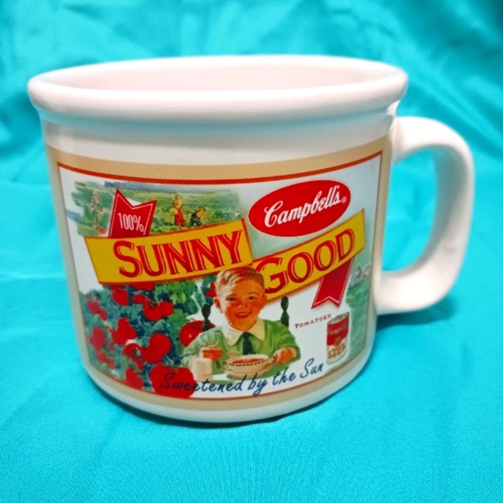 Campbell's Soup Houston Harvest Mug 2005 tomato is a fruit-Sunny Good